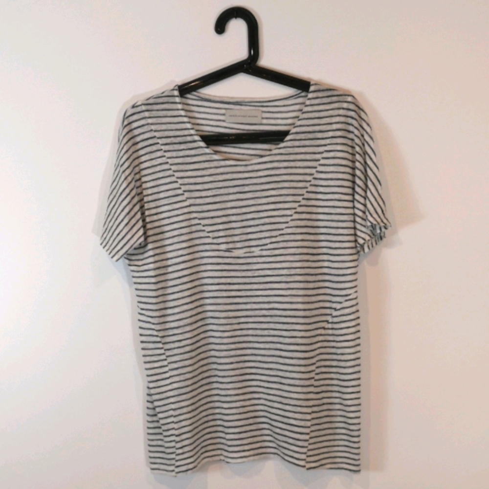 Objects Without Meaning Striped Linen Shirt